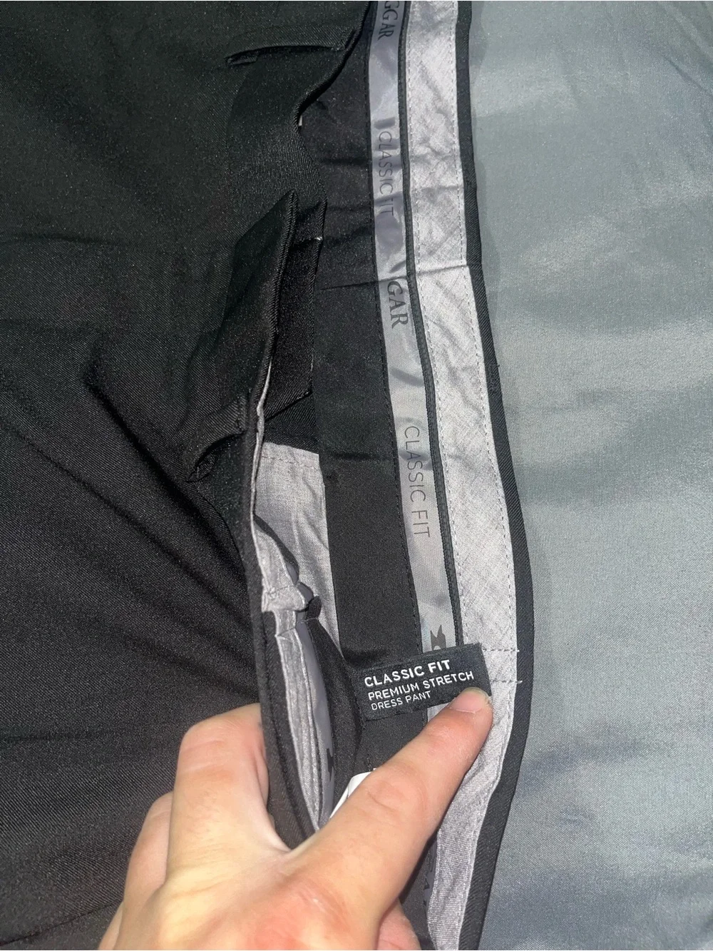Alfani tailored black